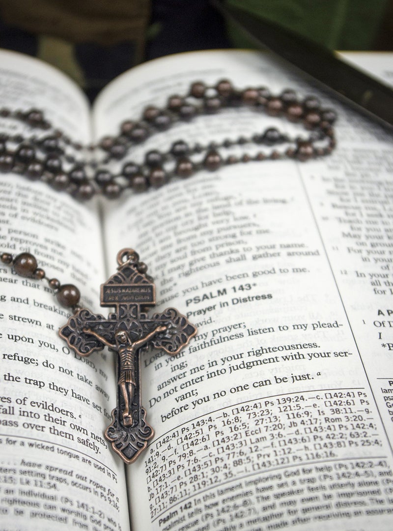 Venerare Soldier of God Military Rosary (Antique Copper) - Image 5